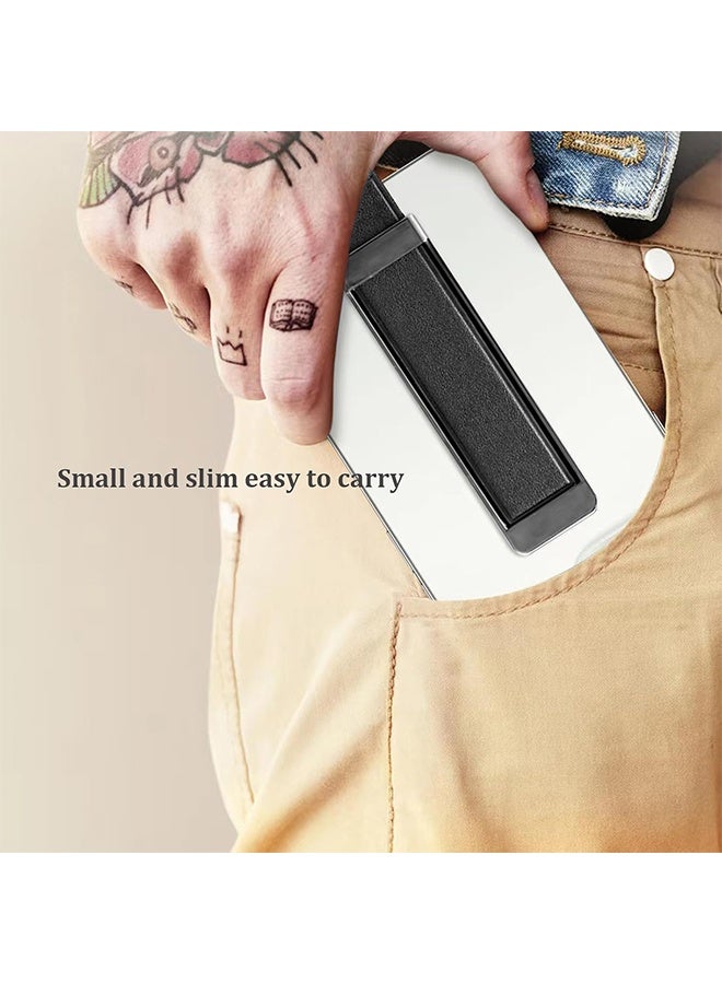 كوانتوم 5 قطع من حوامل تثبيت الهاتف، حامل لاصق عالمي، حامل حزام للهاتف يناسب معظم الهواتف المحمولة وأغطية الهواتف. - Image 4