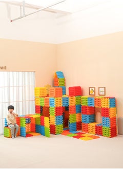 JSAITOYS 20PCS Large Size Plastic Educational Toy Building Puzzle Blocks  - Image 5