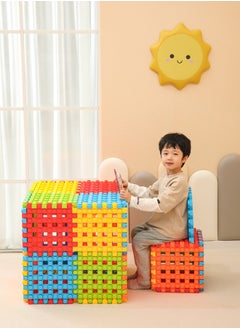 JSAITOYS 20PCS Large Size Plastic Educational Toy Building Puzzle Blocks  - Image 4