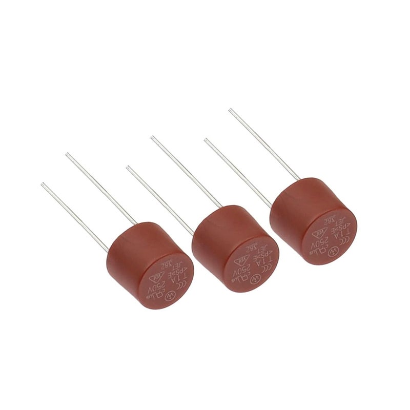 10 Pieces Round Fuse Slow Blow 500mA 1A 2A 2.5A 3.15A 4A 5A 6.3A 8A 10A 250V 382 Plastic T2A LCD TV Power Board (Size : 10A) - Image 4