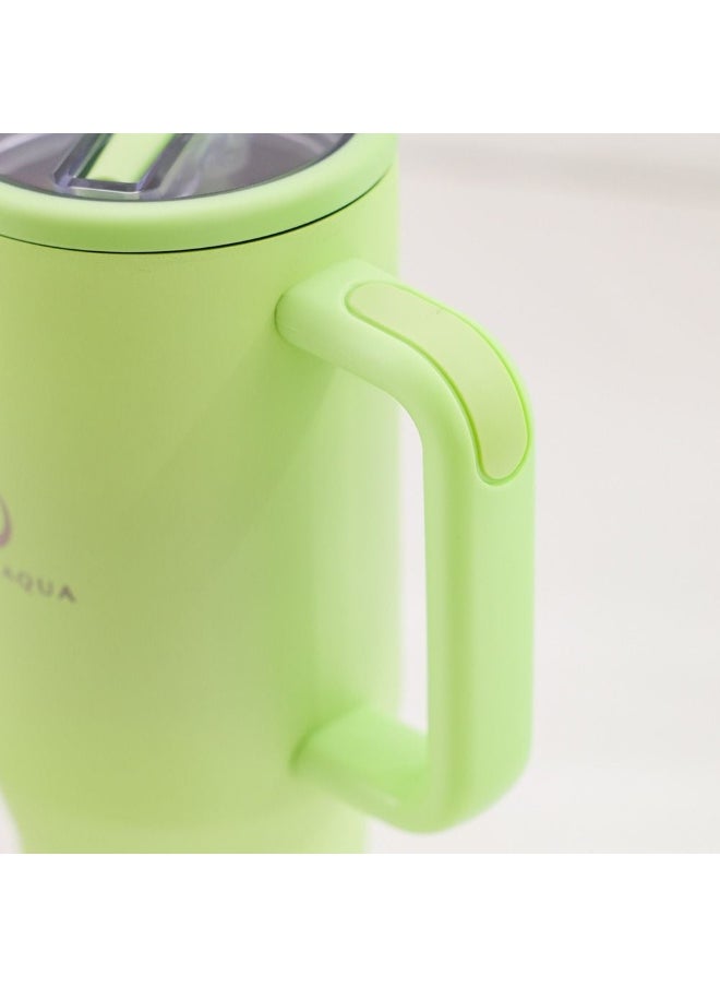 DANUBE HOME - Alpine Aqua Quencher Stainless Steel Vacuum Insulated Tumbler with Lid and Straw Green 1200ml - Image 1