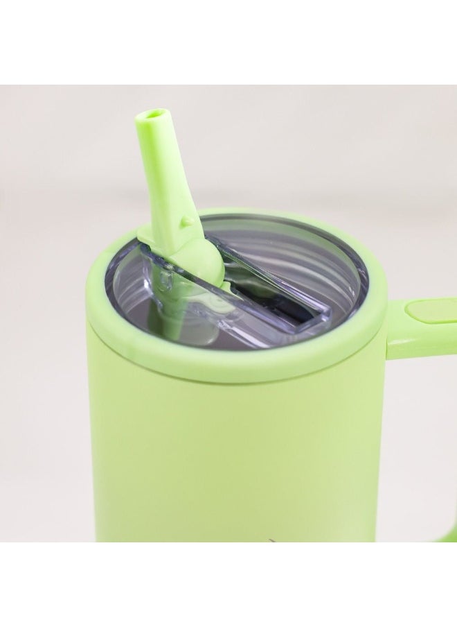 DANUBE HOME - Alpine Aqua Quencher Stainless Steel Vacuum Insulated Tumbler with Lid and Straw Green 1200ml - Image 1
