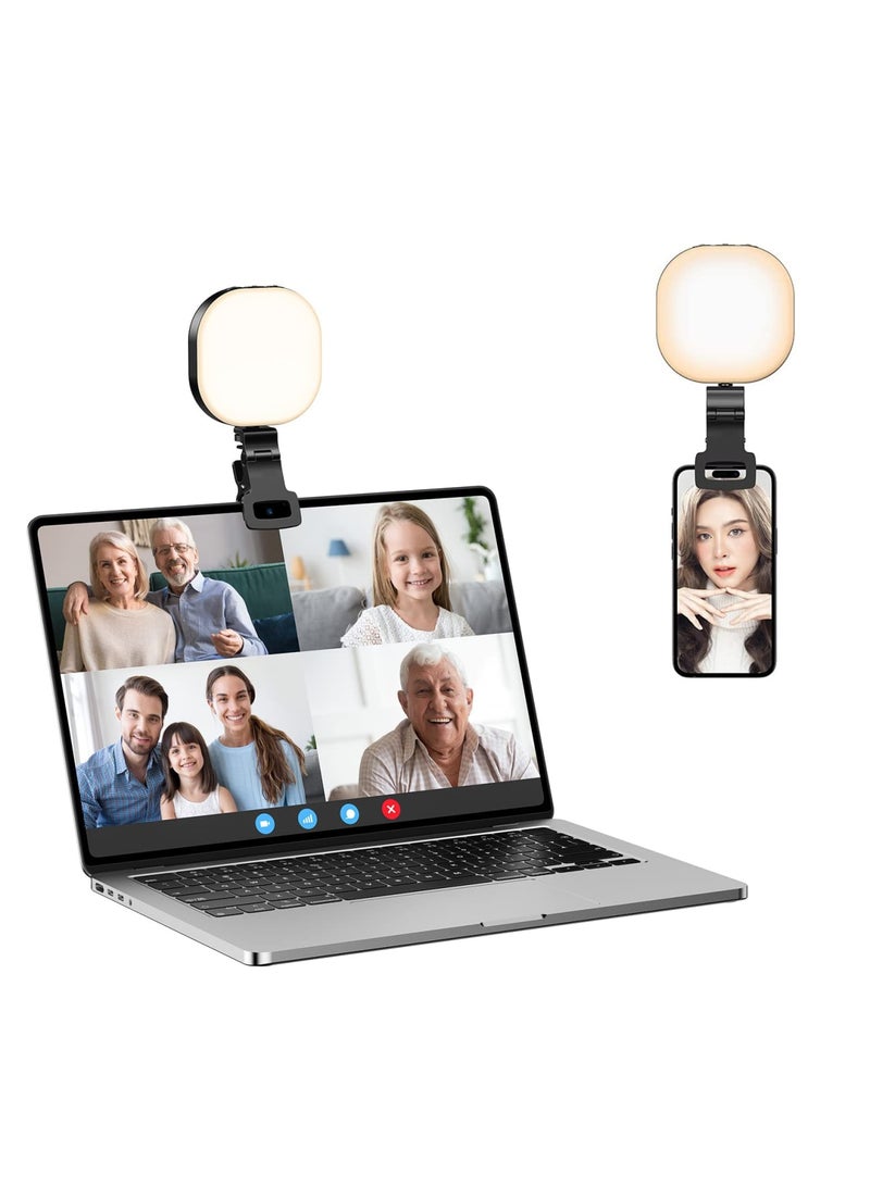 Barakah LED Video Light, Mini Selfie Light Camera Light Led Light for Phone, Laptop, Tablet and Computer, Dimmable Fill Lamp for Conference/Zoom Call/Photography/Makeup/Picture - Image 1