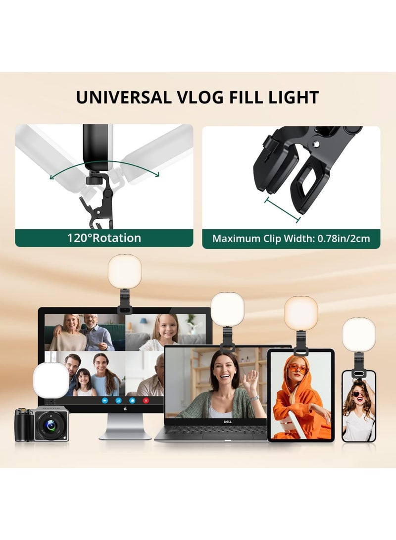 Barakah LED Video Light, Mini Selfie Light Camera Light Led Light for Phone, Laptop, Tablet and Computer, Dimmable Fill Lamp for Conference/Zoom Call/Photography/Makeup/Picture - Image 5