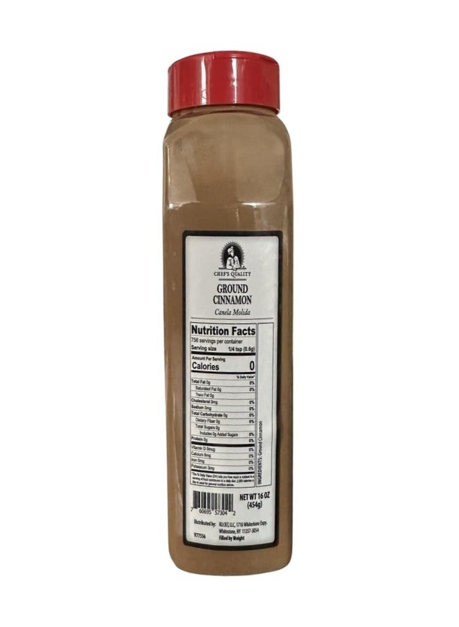 Chef's Quality Chefs Quality Ground Cinnamon 16 Ounce - Image 2