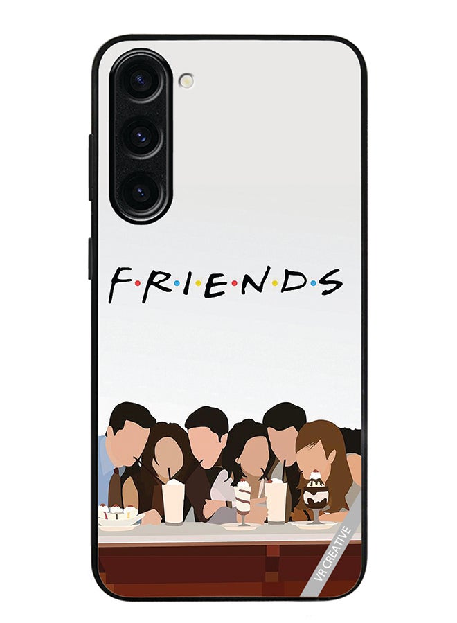 VR CREATIVE Protective Case Cover For Samsung Galaxy S24 Plus Friends Design Multicolour - Image 1