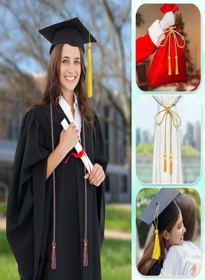 GHGMAO Graduation Cords, Rainbow Graduation Cord Rayon Braided Cords for 2026, 68" Long Polyester Yarn Honor Rope with Tassels for Student Grad Decorations Party Ceremony - Image 5