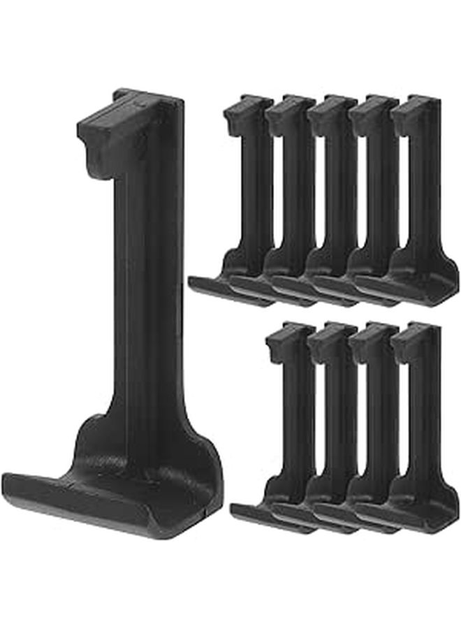 35mm Solar Panel Drain Clips Black Cleaning Clamps Water Drainage for Outdoor - Image 1