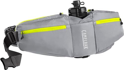 CamelBak Podium Flow 4 Hydration Belt Minimalist Ride Storage with 21oz Podium Dirt Series Bottle Gunmetal - Image 1