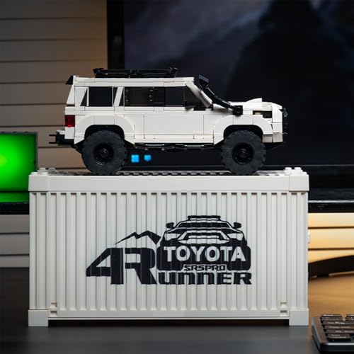 MOCBROPCS Toyota 4Runner SR5PRO Car Building with Collectible Display Container TOYOTA Officially Licensed SUV Compatible with Speed Champion Building Toys for Adults and Kids Boys Ages 816540PCS - Image 5