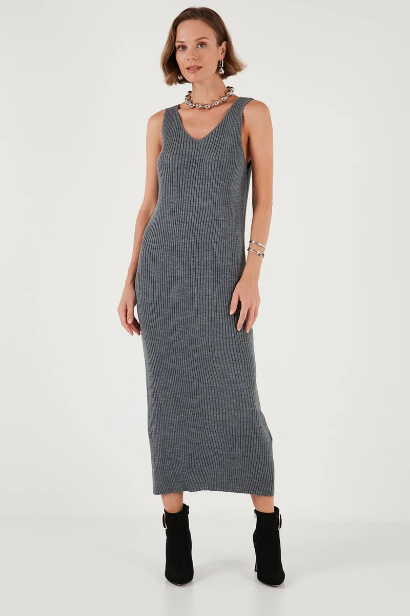Lela Ribbed Sleeveless Dress