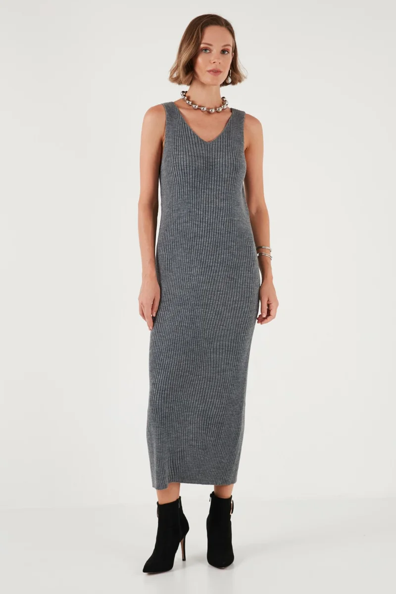 Lela Ribbed Sleeveless Dress