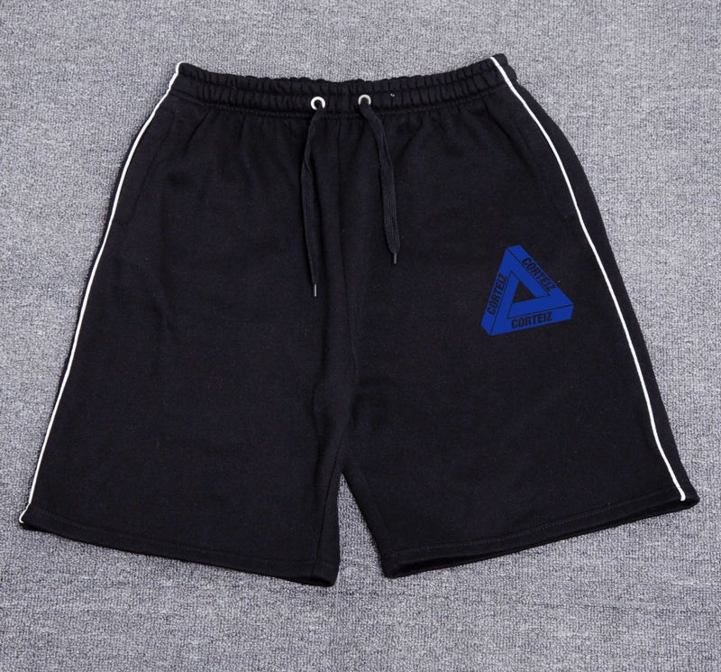Trendy Brand One Island Shorts With Ship Letter Print, Loose Trendy Hip-Hop Casual Unisex Knee-Length Shorts - Image 1