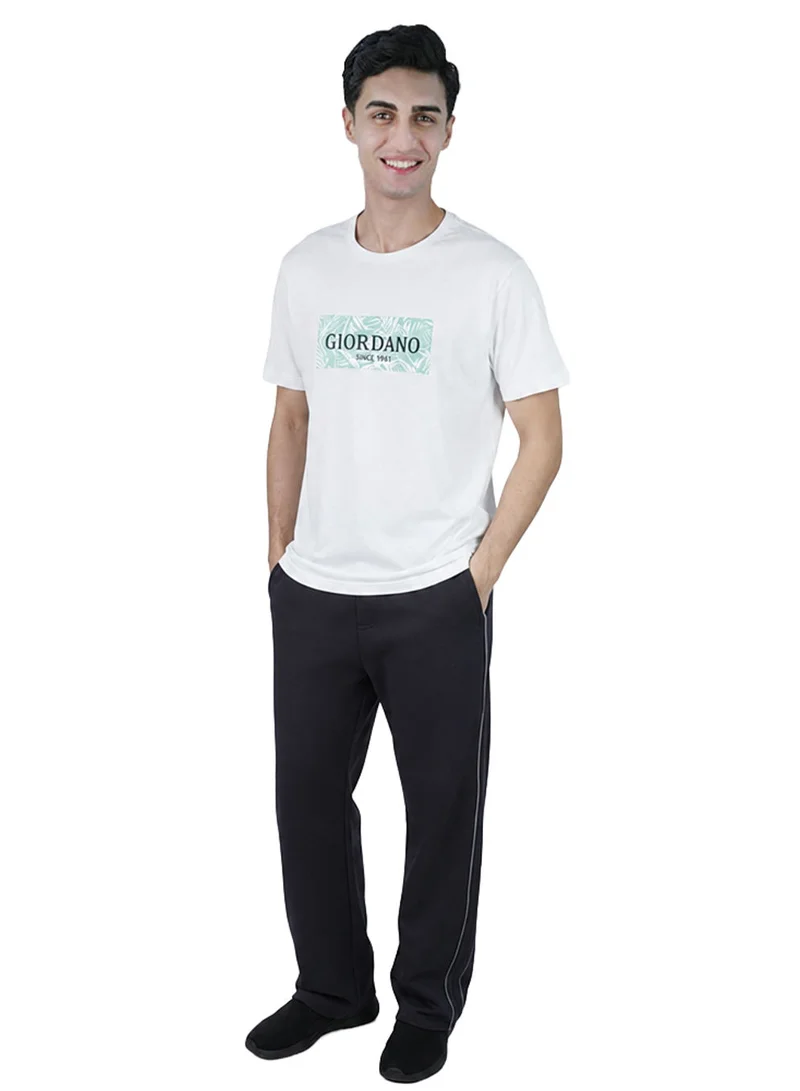 Giordano Men’s Slim Fit Cotton Branding Tee