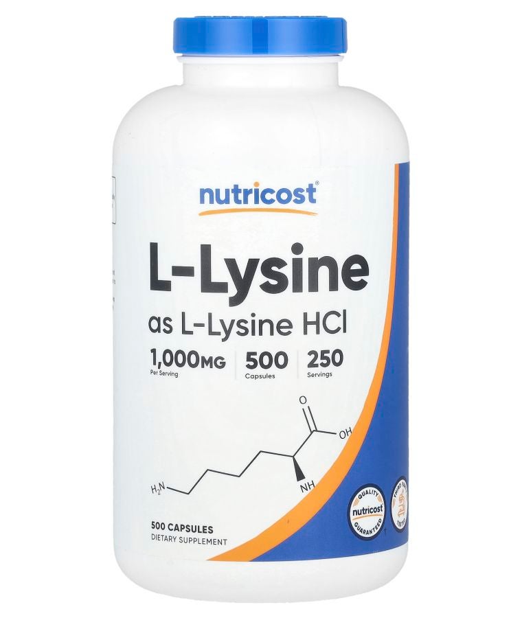 L-Lysine 500 Capsules (500 mg per Capsule)