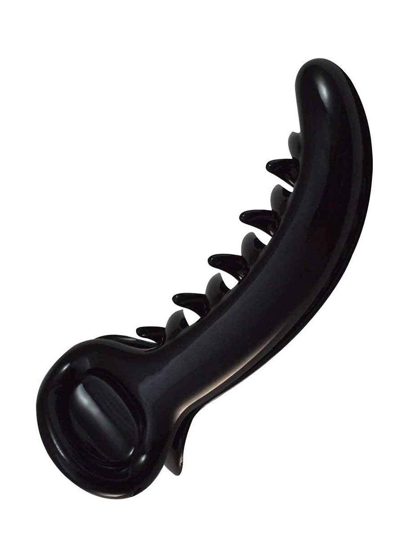 Accessorize Kingdom Black Banana hair clip/claw clip/mirchi hair clip for women and girls - Pack of 6  - Image 3