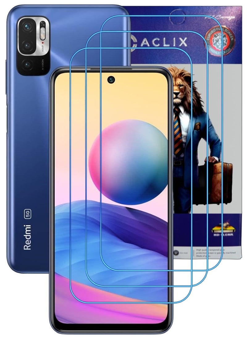 ACLIX 3 Pieces Antistatic ESD Dustproof Premium Quality High Definition Clear Tempered Glass Screen Protector Designed For Xiaomi Redmi Note 10 5G - Image 1