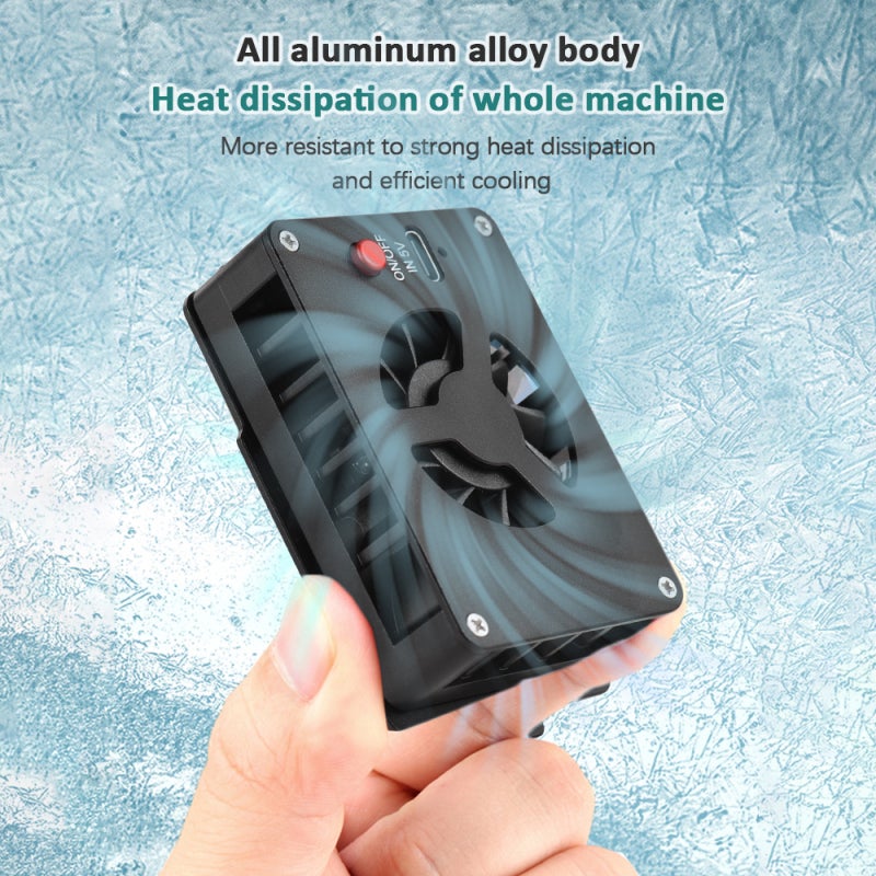 Camera Radiator, Black: Intelligent Cooling With Dual Cooling Modes - Ultra Quiet Premium Craftsmanship Aluminum Body for Compact Portable Heat Dissipation for A6700 A7IV ZV-E1 A7C II Camera Shooters - Image 5