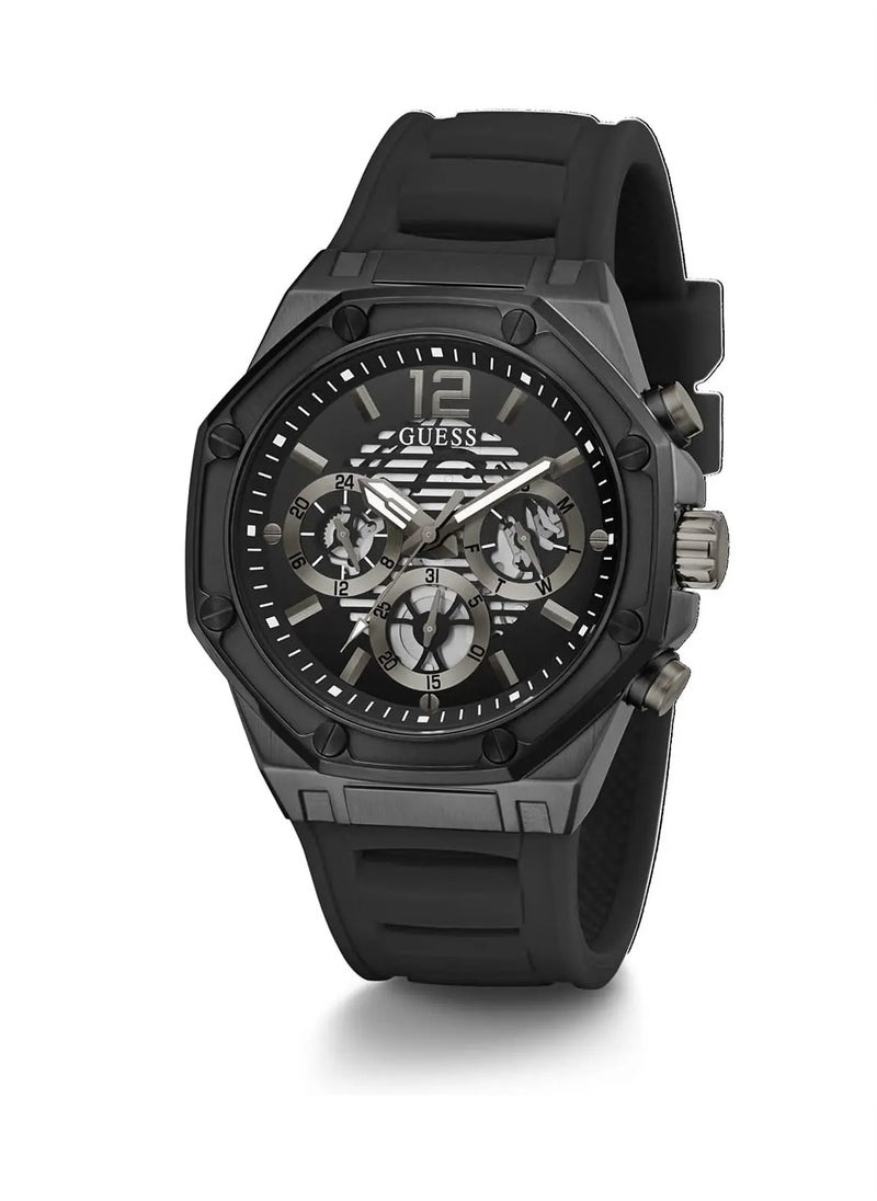 GUESS Silicone Analog Black Dial Men Watch-Gw0263G4, Black Band - pzsku/Z16CD4DDD5DC9888FF2E9Z/45/_/1741518992/caab8a57-90e7-4217-9e30-5a24ff2efc89