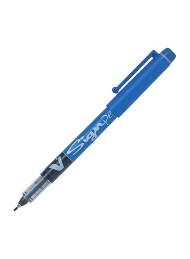 NIBEMINENT 12-Piece V Sign Rollerball Pen Blue - Image 2