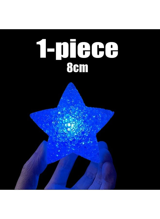 1-Piece LED Star Light, 8cm Glowing Star Lamp for World Cup Party, Soft  Light Star Decor, Luminous Handheld Star Light for Sports Events, Night Club, Festival