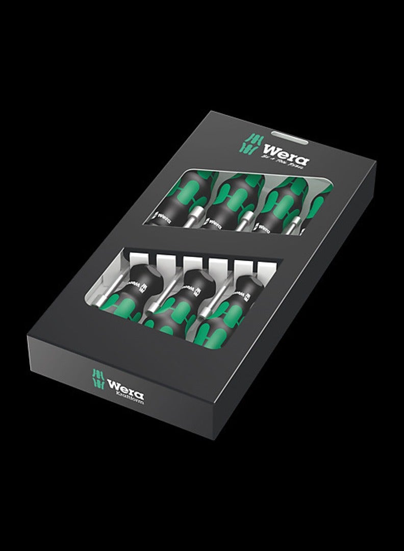 ويرا طقم مفكات الصواميل Wera 395 HO/7 SM، 7 قطع  - Image 2
