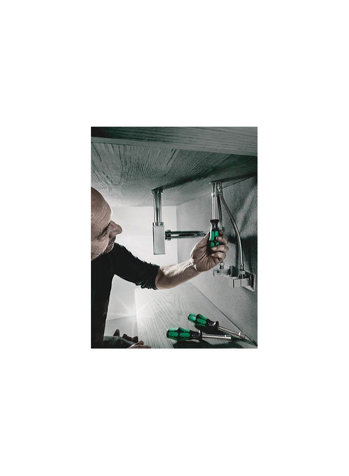 ويرا طقم مفكات الصواميل Wera 395 HO/7 SM، 7 قطع  - Image 3