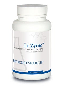 Research Li Zyme 50 Micrograms Lithium As A Whole Food Phytochemically Bound Lithium. Highly Bioavailable. Supports Brain Function. Memory And Mood Support.100 Tablets