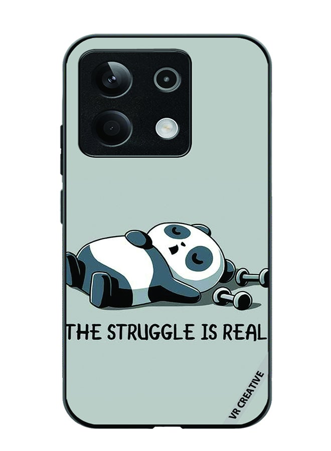 VR CREATIVE Protective Case Cover For Xiaomi Poco X6 Struggle Is Real Design Multicolour - Image 1