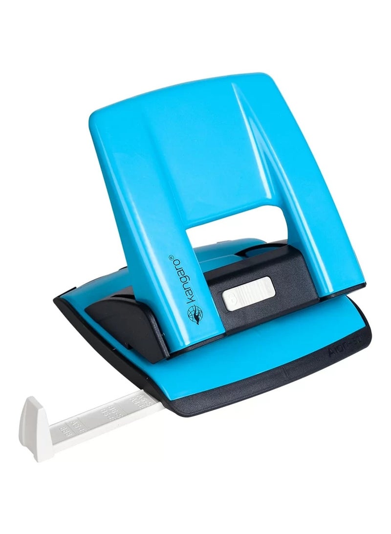 Kangaro 30-Sheet Capacity Two Hole Paper Punch Assorted Colours - Image 2