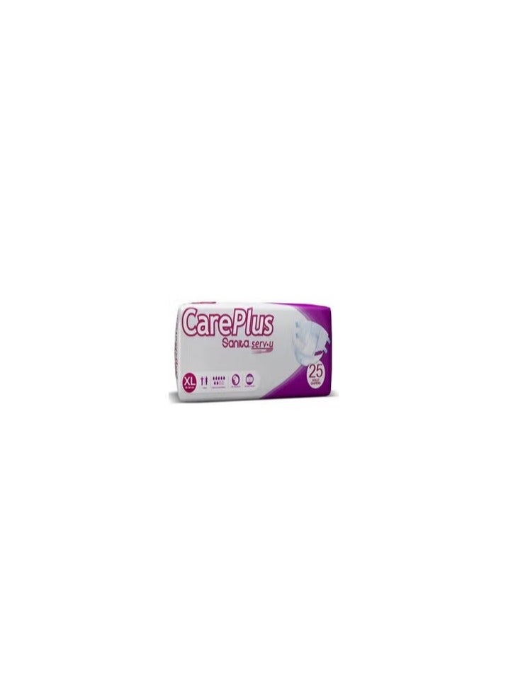 CARE PLUS Sanita Care Plus Adult Diapers 25 Diapers XL - Image 1