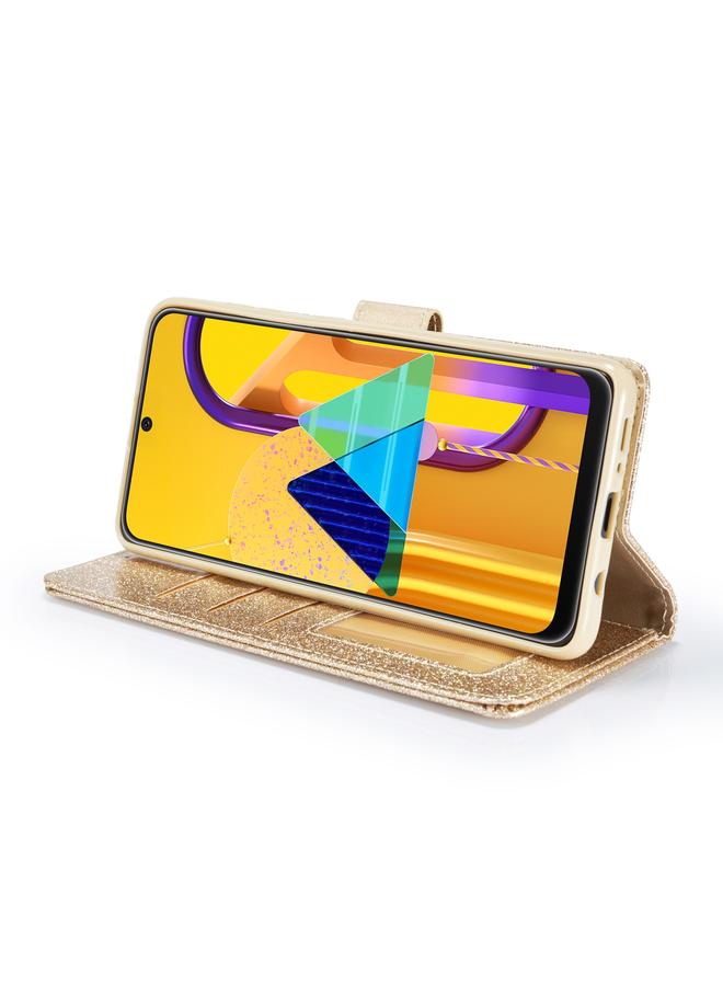 S-TOP Case For Samsung Galaxy A51 Glitter Powder Love Leather Phone Case - Image 4