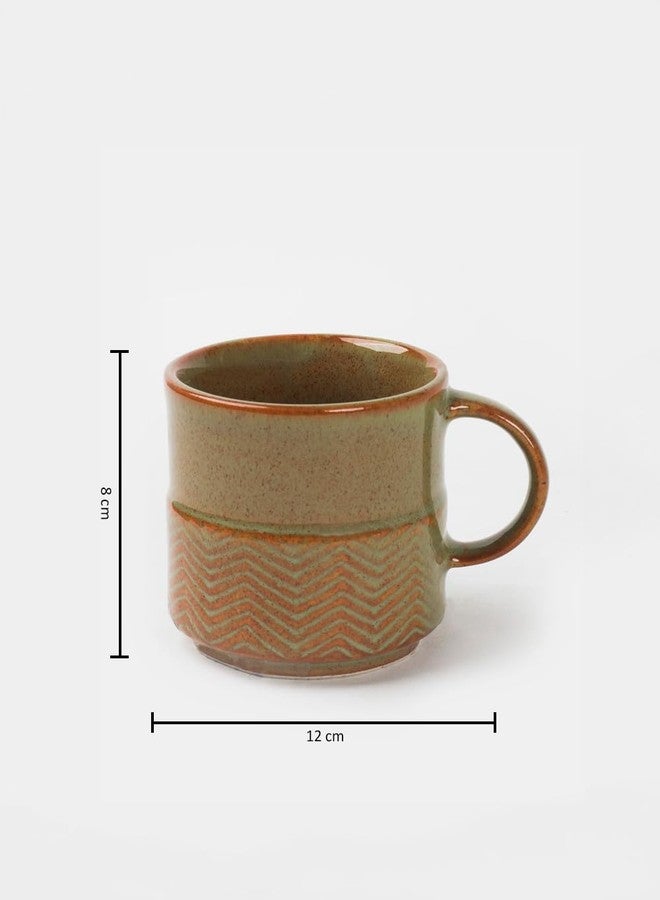 Fabindia Green Ketaki Ceramic Mug - Image 4