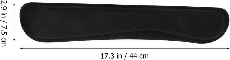 Memory Foam Wrist Support Set with Mouse and Keyboard Wrist Rest Pads for Office and Gaming Black Memory Hand Rest for Relief and Comfort - Image 2