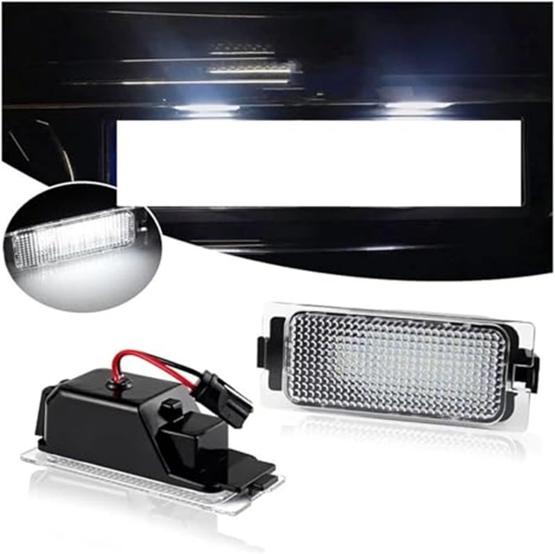 Wivplex 2PCS Car Rear White License Plate Light - Image 3