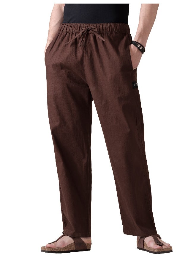 Beyoung BEYOUNG Chocolate Brown Loose-fit Pyjamas  - Image 3
