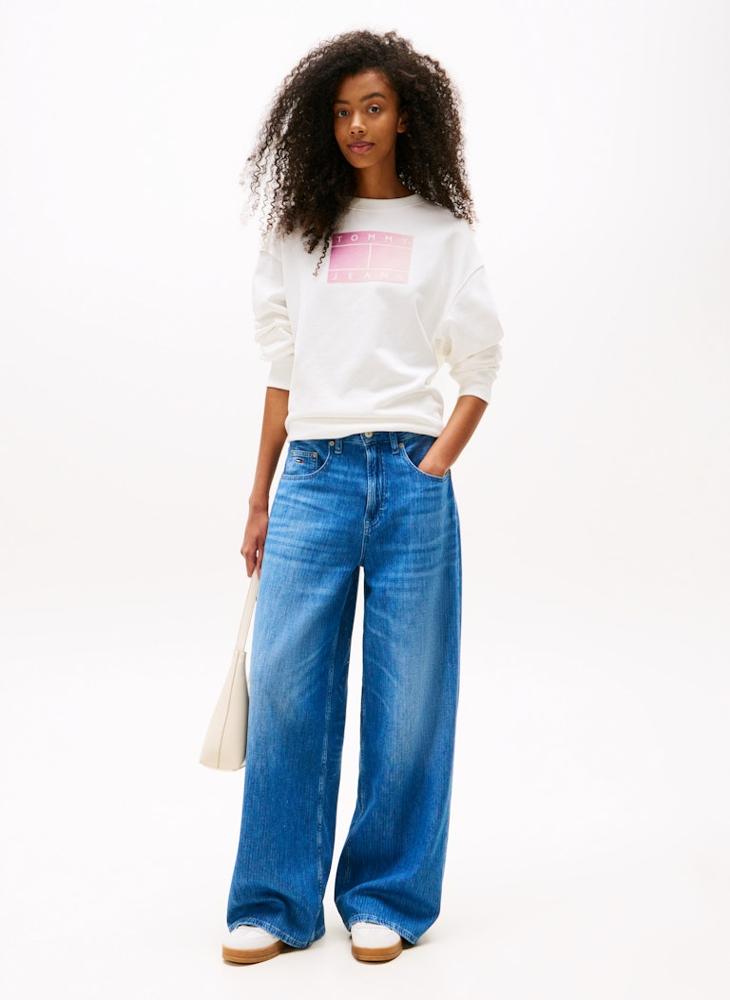 TOMMY JEANS Graphic Crew Neck Sweatshirt - Image 3
