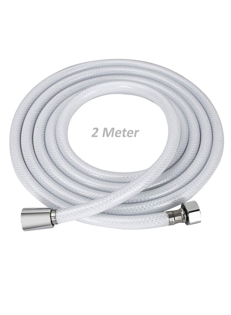 Rubik Shattaf Shower Hose Pipe with Metal connector High Pressure Anti-twist PVC Explosion-Proof Encryption Bidet Hose (2 Meter) - Image 1