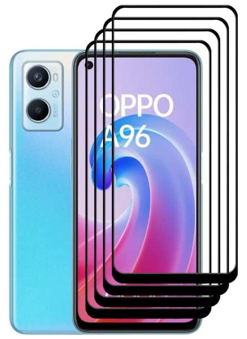 ACLIX 4 Pieces Antistatic ESD Dustproof Premium Quality High Definition Tempered Glass Screen Protector Designed For Oppo A96 - Image 1