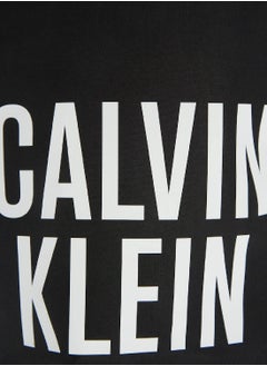 CALVIN KLEIN Calvin Klein Men's Swim Shorts - Medium Drawstring - Swimwear - Polyester , Black  - Image 5