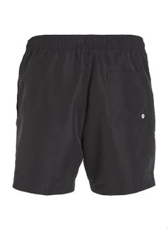 CALVIN KLEIN Calvin Klein Men's Swim Shorts - Medium Drawstring - Swimwear - Polyester , Black  - Image 2