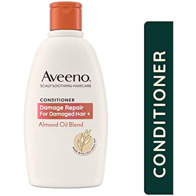 Aveeno HAIRCARE DAMAGE REPAIR ALMOND OIL CONDITIONER FOR DAMAGED HAIR 300ML - Image 3
