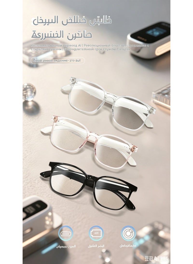 Smart Glasses with Bluetooth Audio, AI Translation, AI Assistant, and UV/Blue Light Protection - Image 3