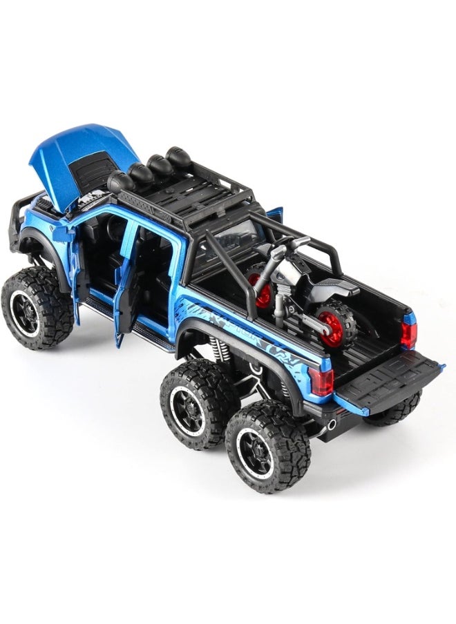 TOY GARDEN Ford Raptor Diecast Car Model – 1:24 Scale Zinc Alloy Vehicle with Pull-Back Action, Lights & Engine Sound | Collectible Toy for Kids & Adults  - Image 2