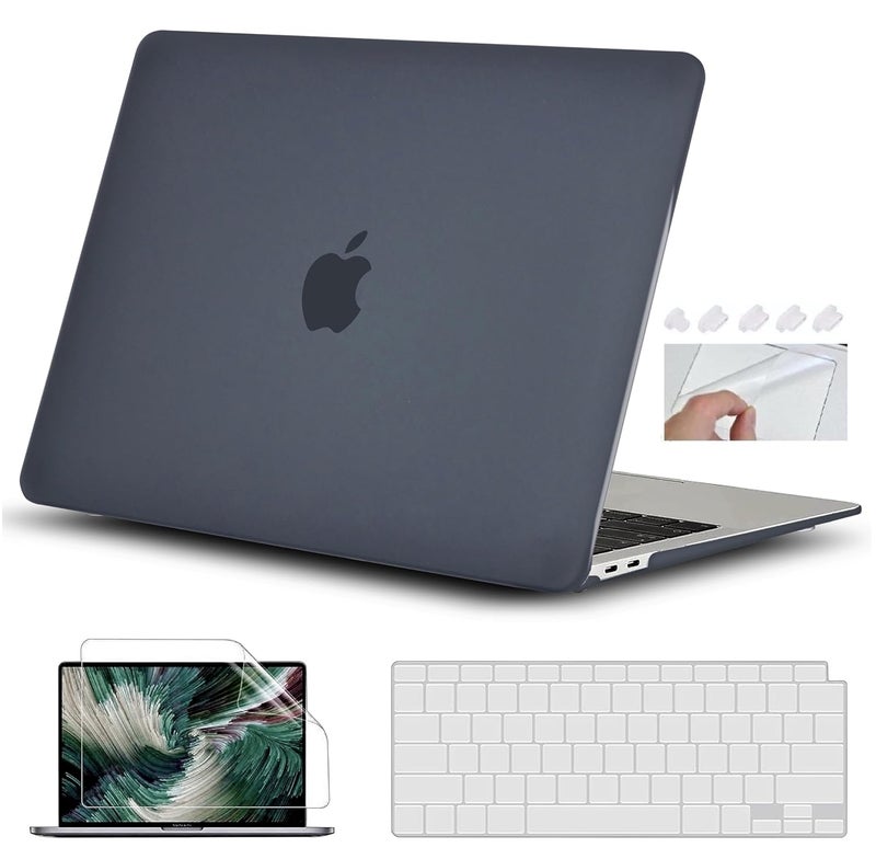 Gioia Bazaar Compatible with MacBook Air 15 inch Case Cover 2023 Release A2941 M2 Chip, Protective Plastic Hard Shell Case Cover (Matt Black) - Image 1