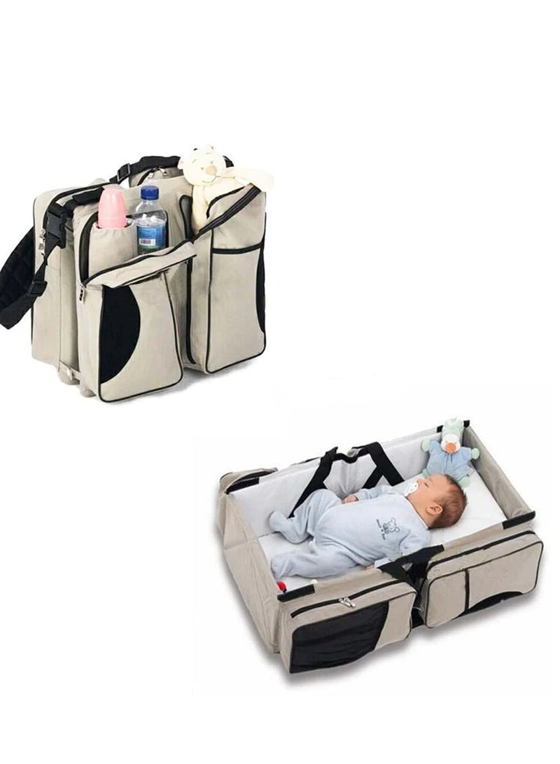 شيك كولكشن حقيبة الأم مهد للأطفال 2 في 1 - Image 3