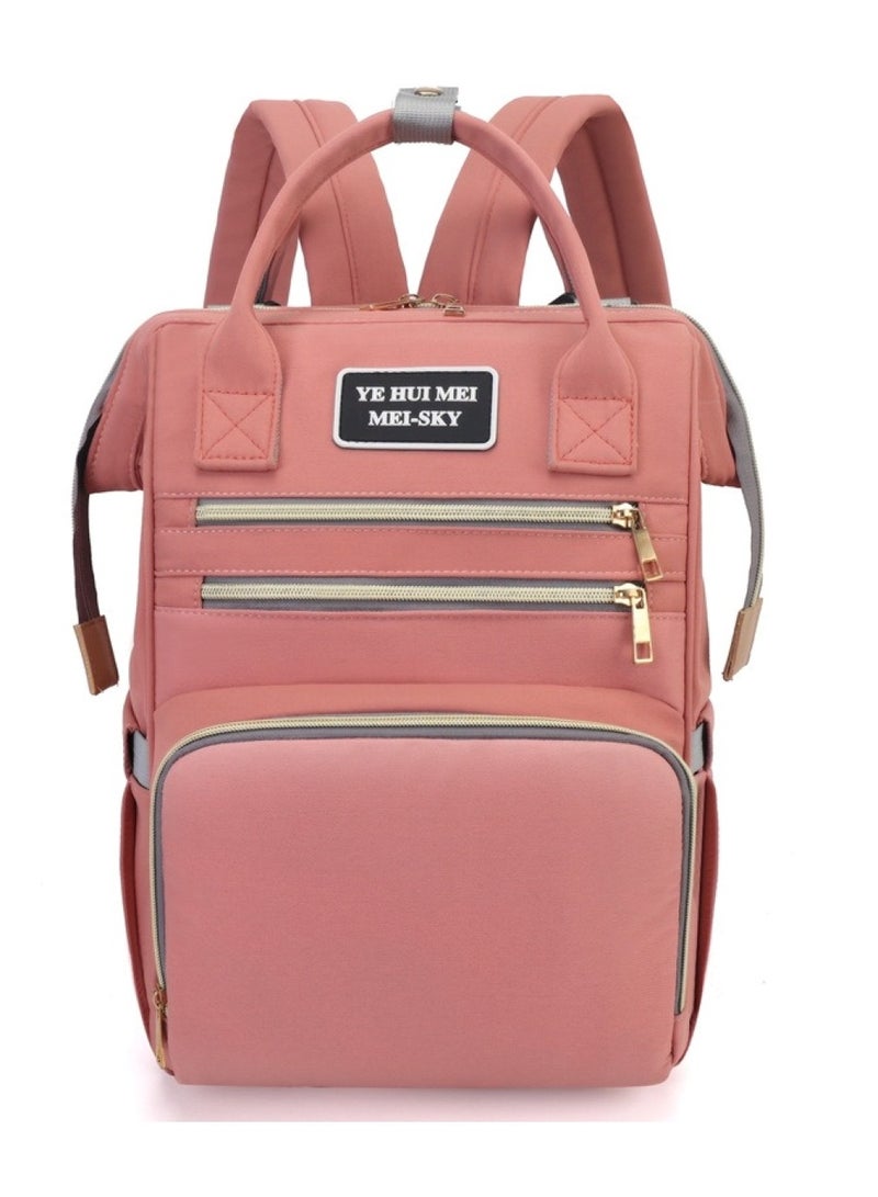 Classic Pink Mums Baby Travel Bag  - Image 1