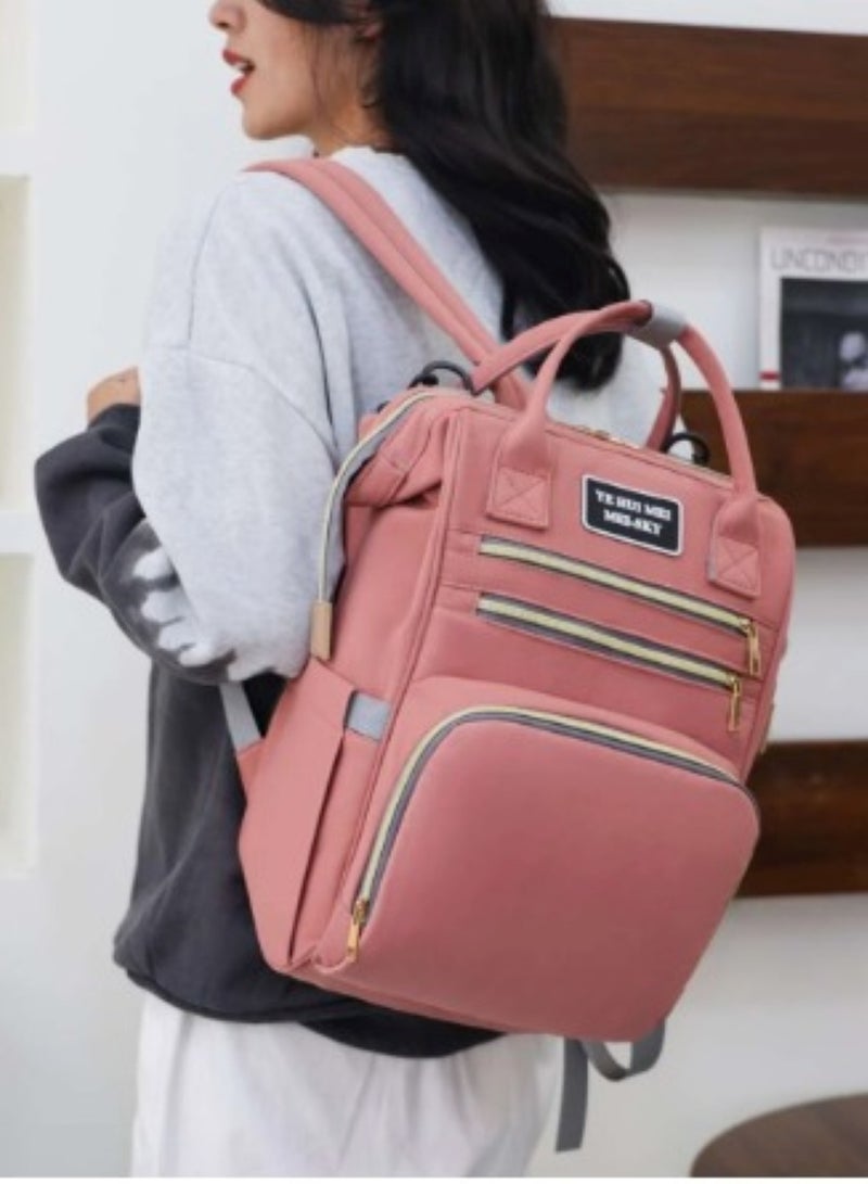 Classic Pink Mums Baby Travel Bag  - Image 4