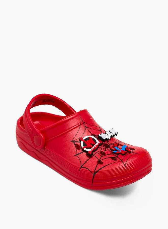 MARVEL Boys Spider-Man Print Clogs