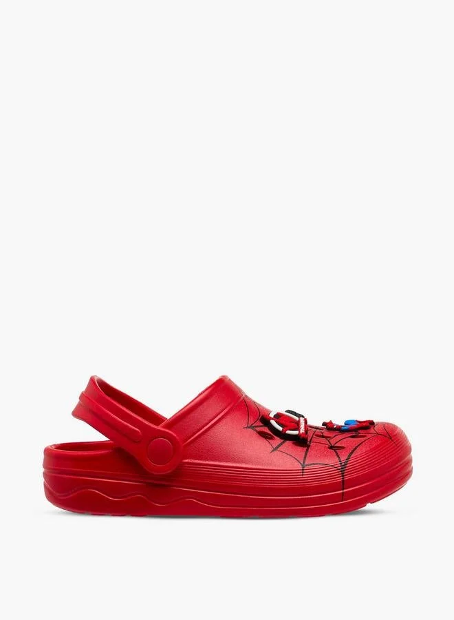MARVEL Boys Spider-Man Print Clogs